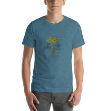 Load image into Gallery viewer, sunflower image, and into the forest i go Unisex T-Shirt