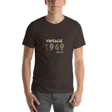 Load image into Gallery viewer, Vintage 1949, April 24th Unisex T-Shirt