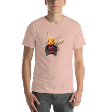 Load image into Gallery viewer, Cute Pikachu wears deadpool costume Unisex T-Shirt