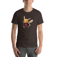Load image into Gallery viewer, Cute Pikachu wears deadpool costume Unisex T-Shirt
