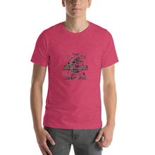 Load image into Gallery viewer, Don&#39;t mess with grandmasaurus, you&#39;ll get jurasskicked, Tyrannosaurus, grandmasaurus, movie pun Unisex T-Shirt

