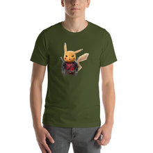 Load image into Gallery viewer, Cute Pikachu wears deadpool costume Unisex T-Shirt
