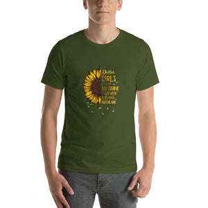 Sunflower, Dallas girls are sunshine hurricane Unisex T-Shirt
