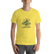 Load image into Gallery viewer, Don&#39;t mess with grandmasaurus, you&#39;ll get jurasskicked, Tyrannosaurus, grandmasaurus, movie pun Unisex T-Shirt
