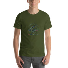 Load image into Gallery viewer, Don&#39;t mess with grandmasaurus, you&#39;ll get jurasskicked, Tyrannosaurus, grandmasaurus, movie pun Unisex T-Shirt
